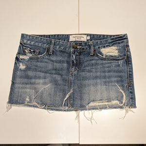 Abercrombie and Fitch Denim Mini Skirt Size 0